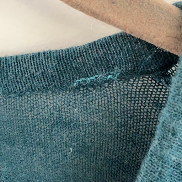 2/$30❤️ Anthropologie Sparrow Teal Sweater - Picture 5 of 6